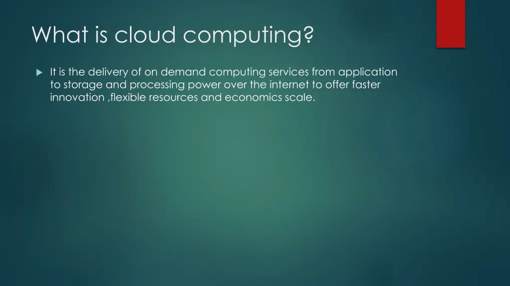 what is cloud computing