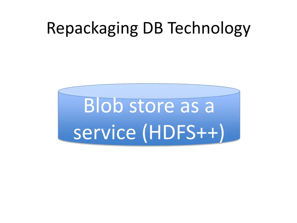 repackaging db technology