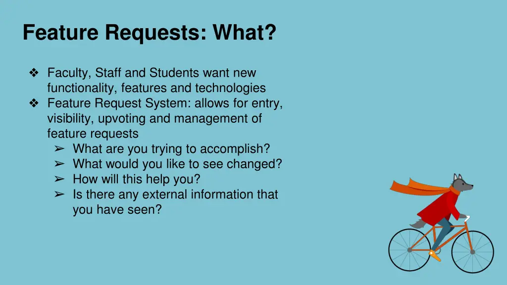 feature requests what