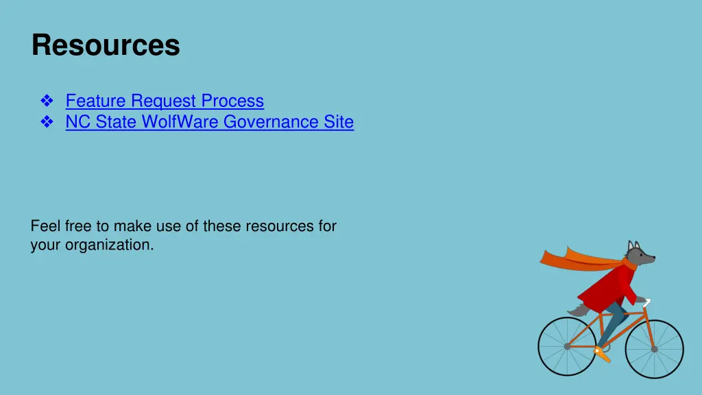 resources