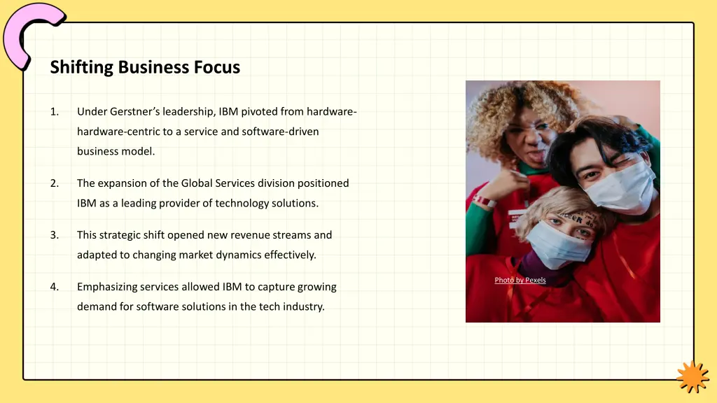 shifting business focus