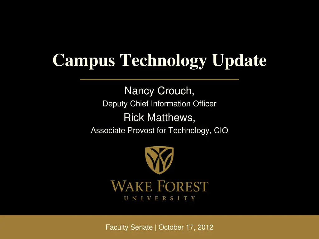 campus technology update