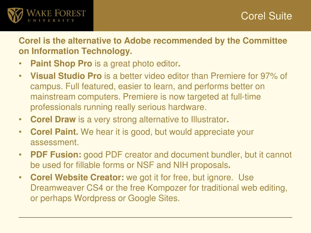 corel suite