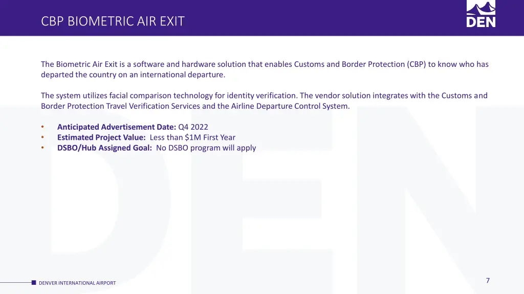 cbp biometric air exit