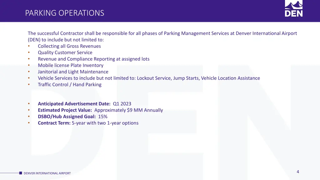 parking operations