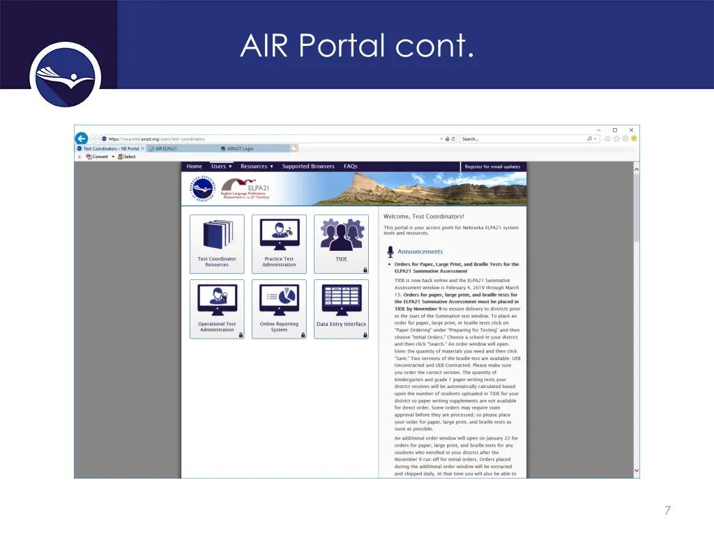 air portal cont