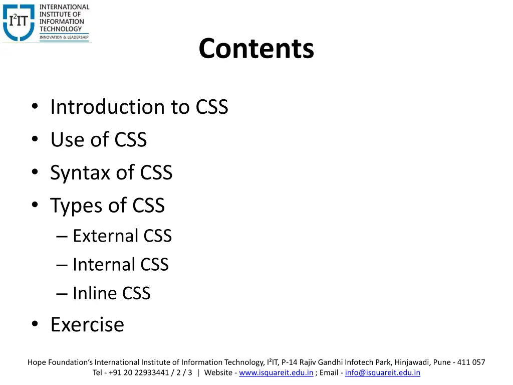 contents