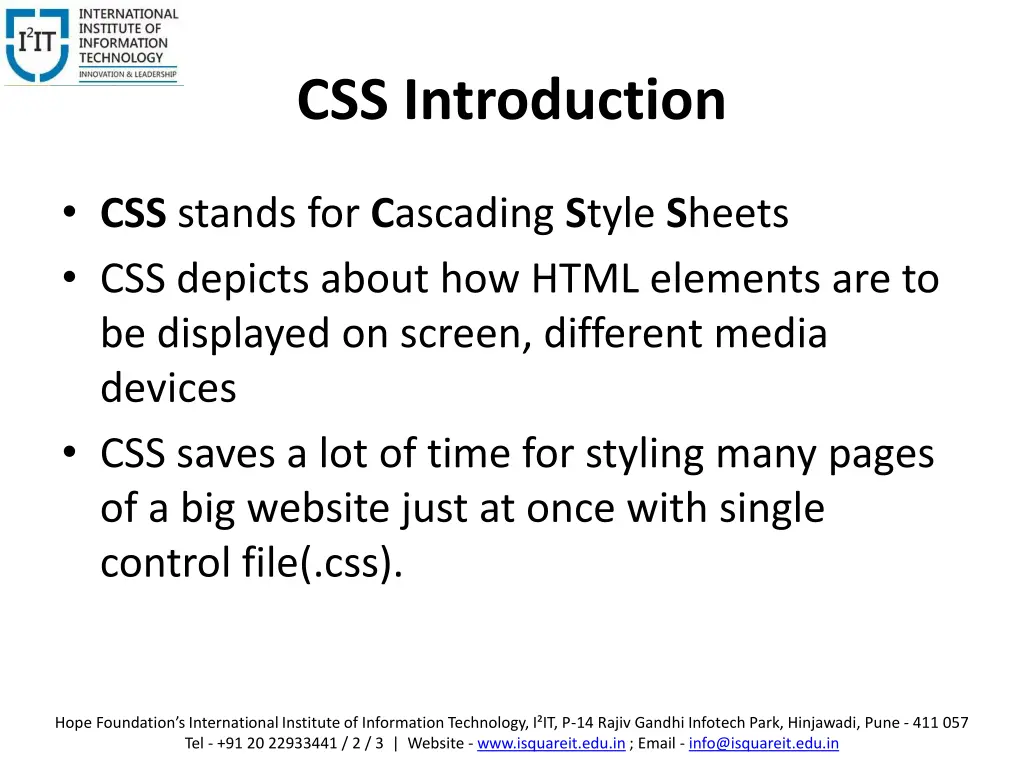 css introduction