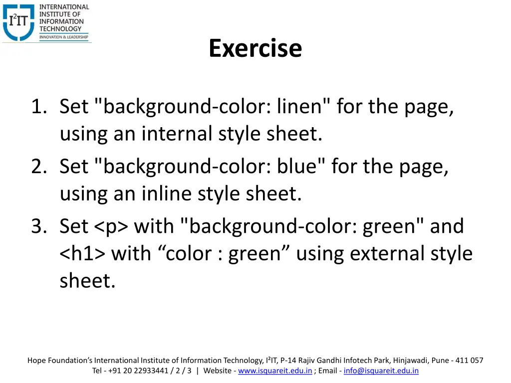 exercise