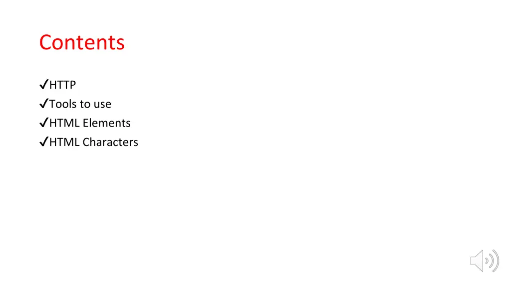 contents
