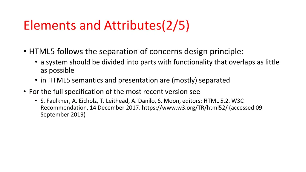 elements and attributes 2 5