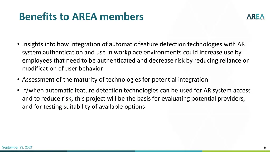 benefits to area members