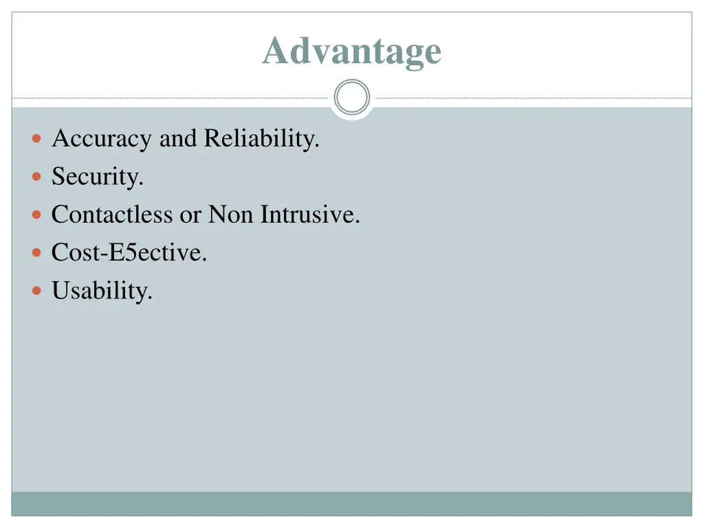 advantage