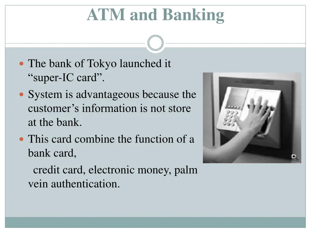 atm and banking