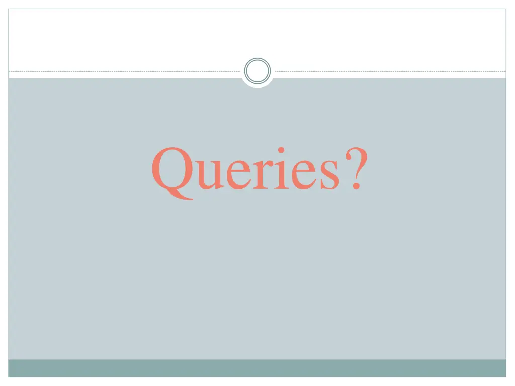 queries