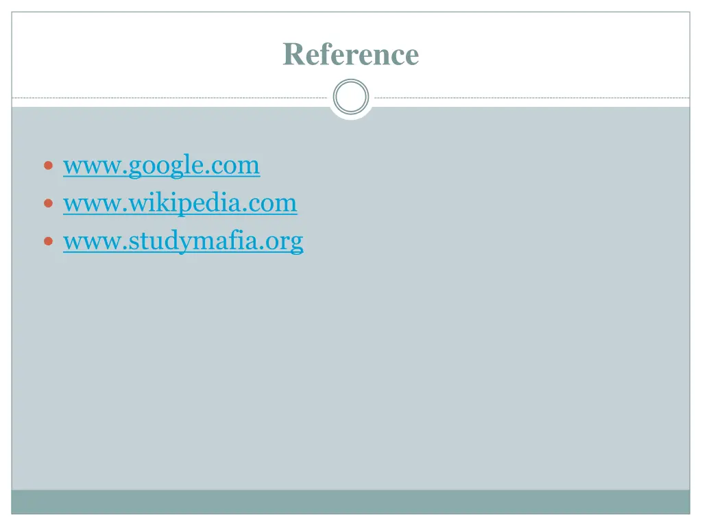 reference