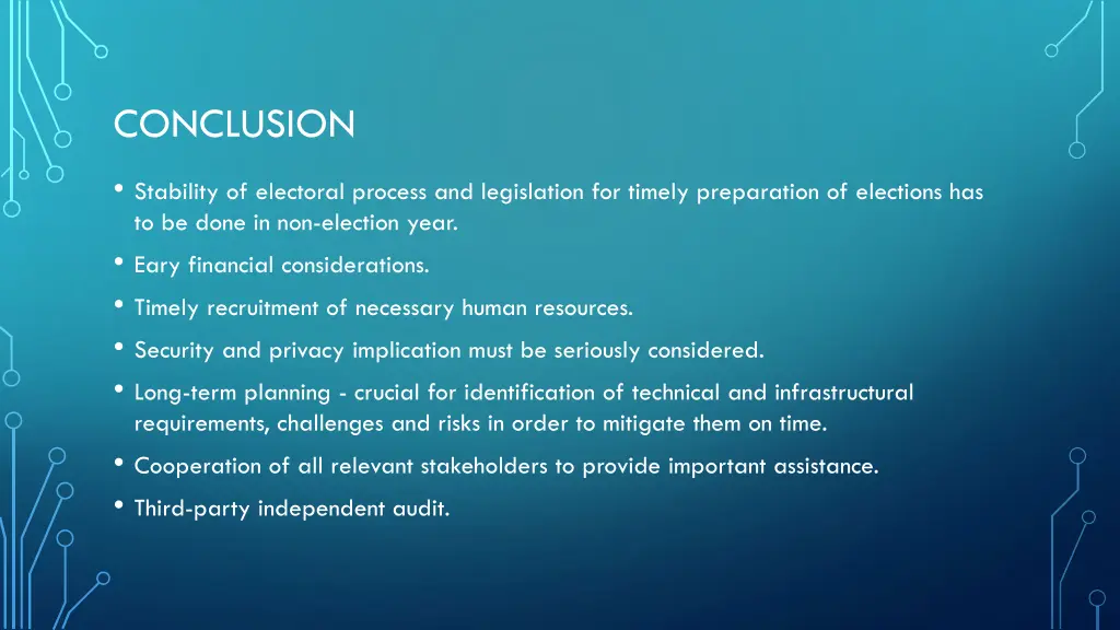 conclusion