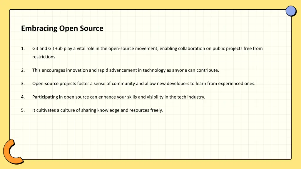 embracing open source