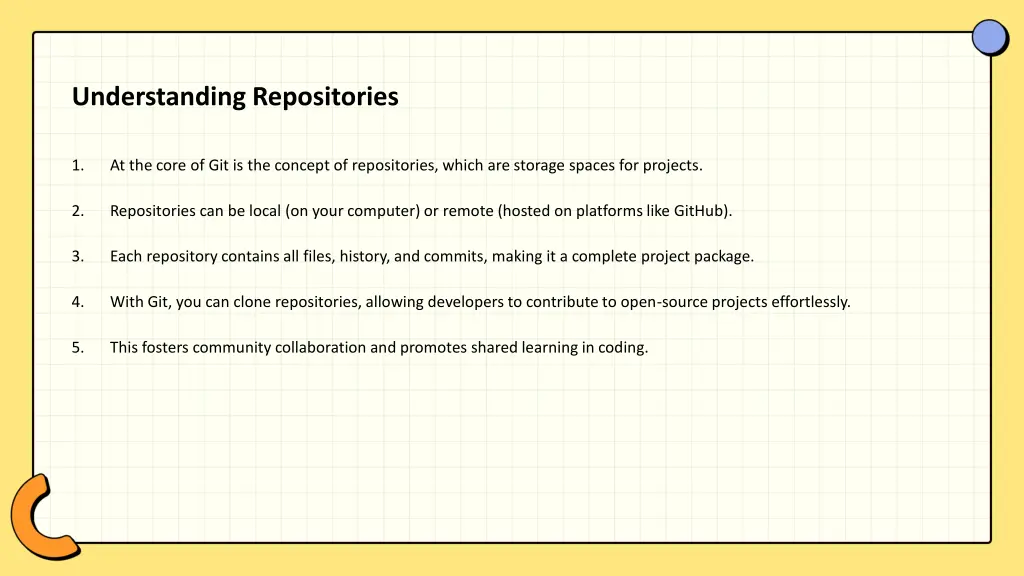 understanding repositories