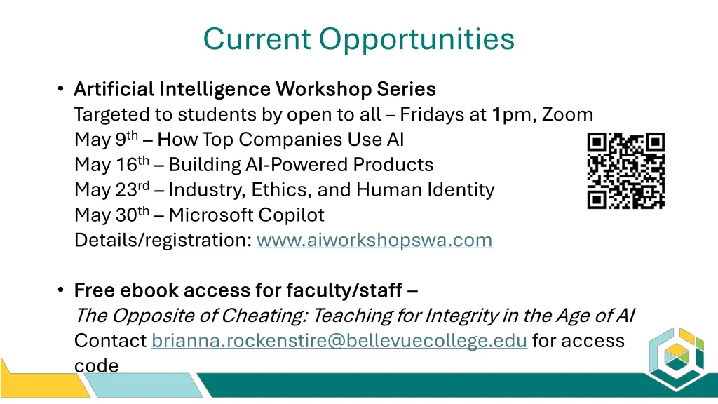 current opportunities 1