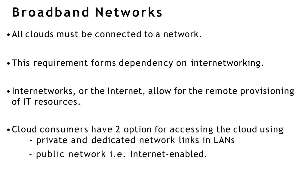 broadband networks