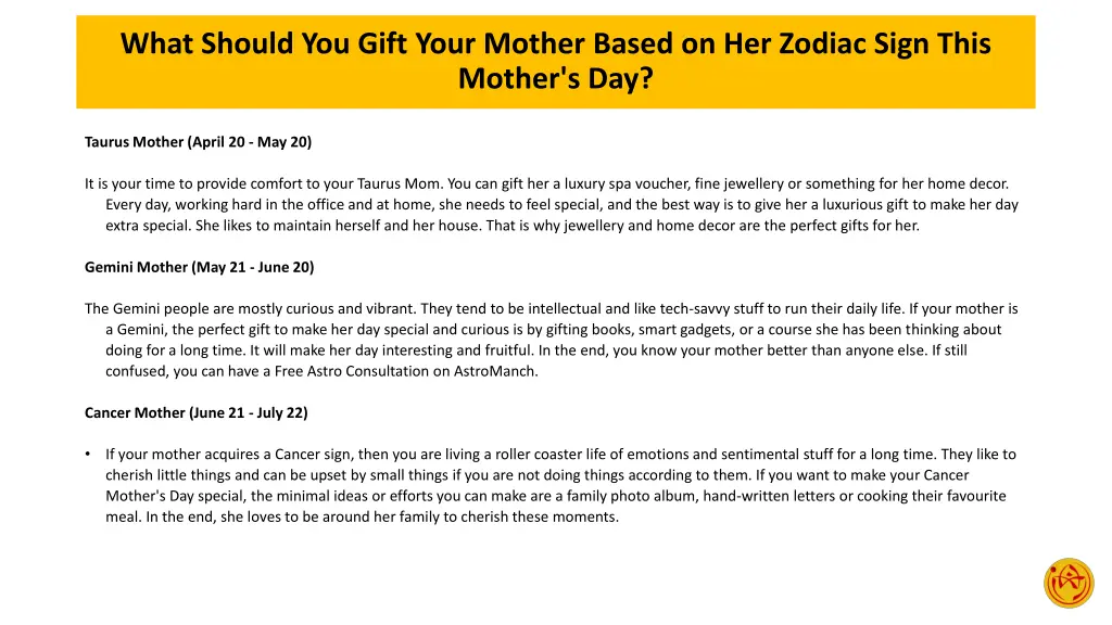 what should you gift your mother based 2