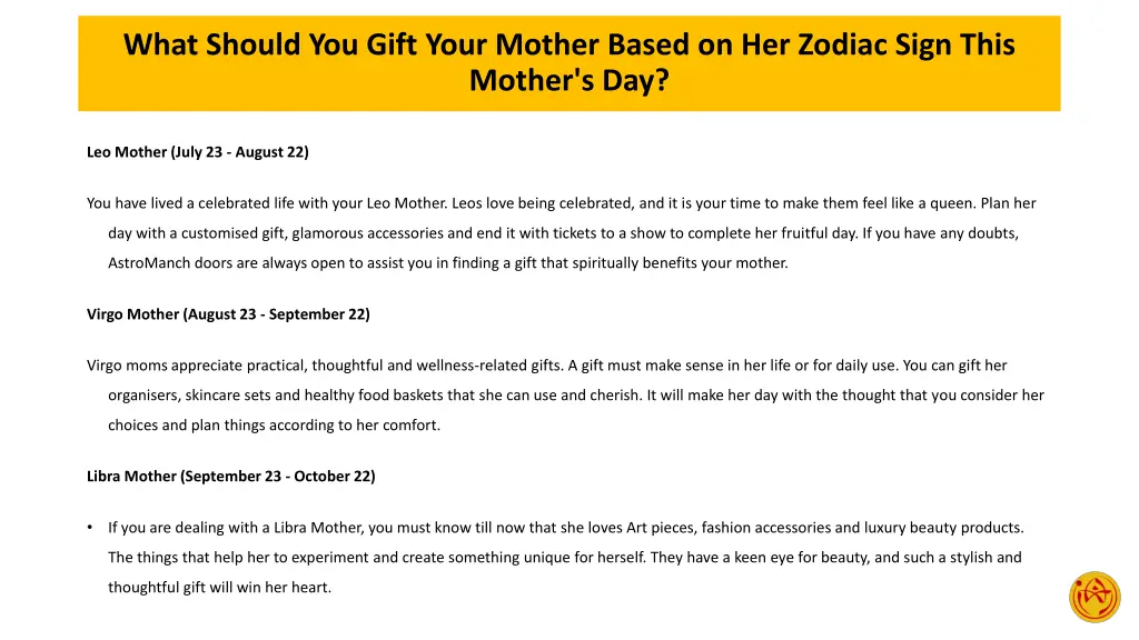 what should you gift your mother based 3