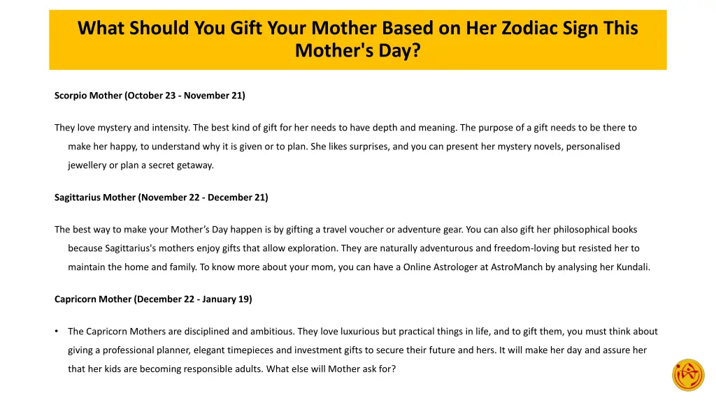 what should you gift your mother based 4