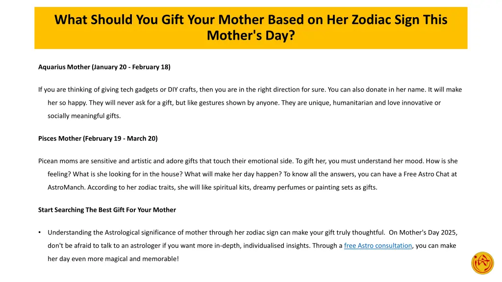 what should you gift your mother based 5