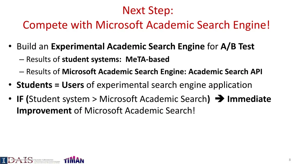 next step