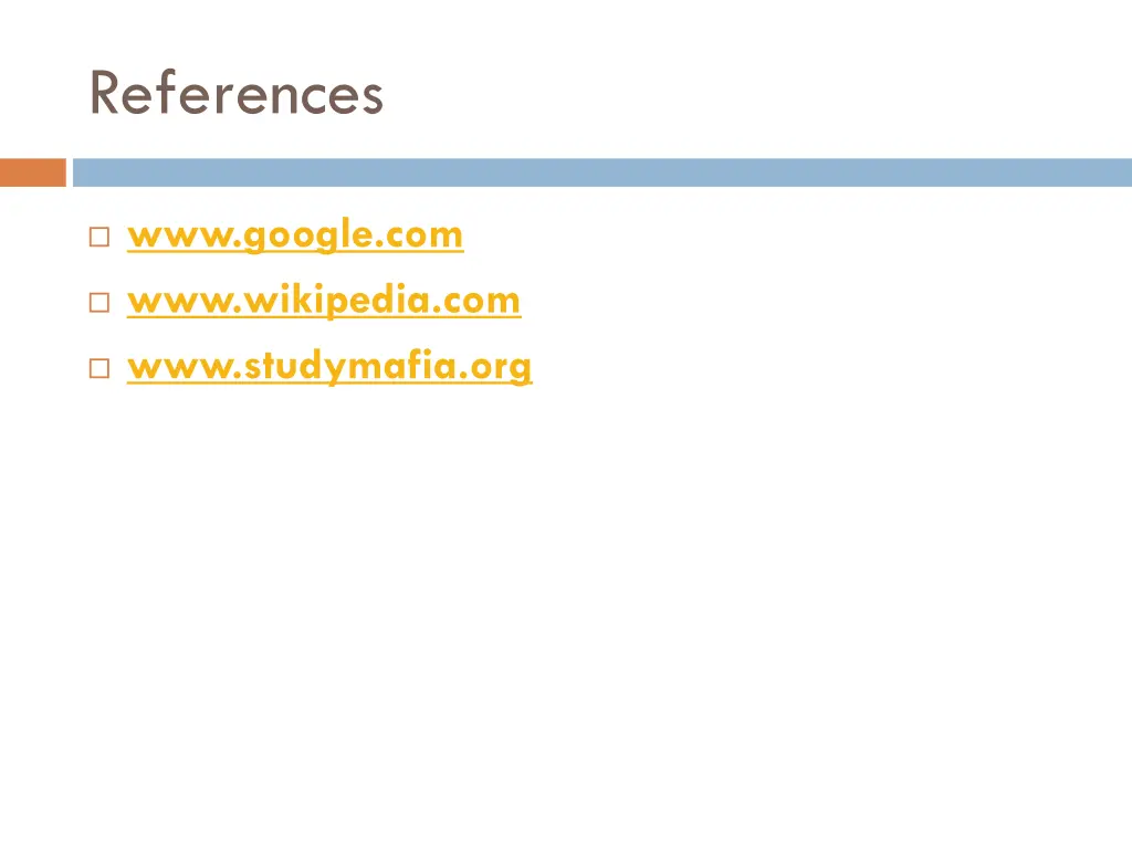references