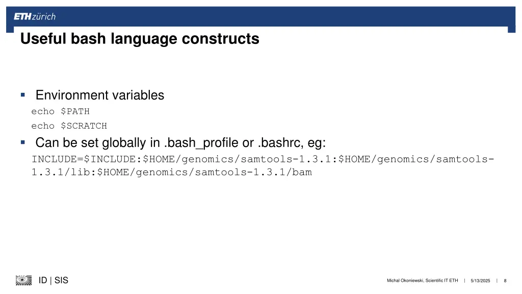 useful bash language constructs 1