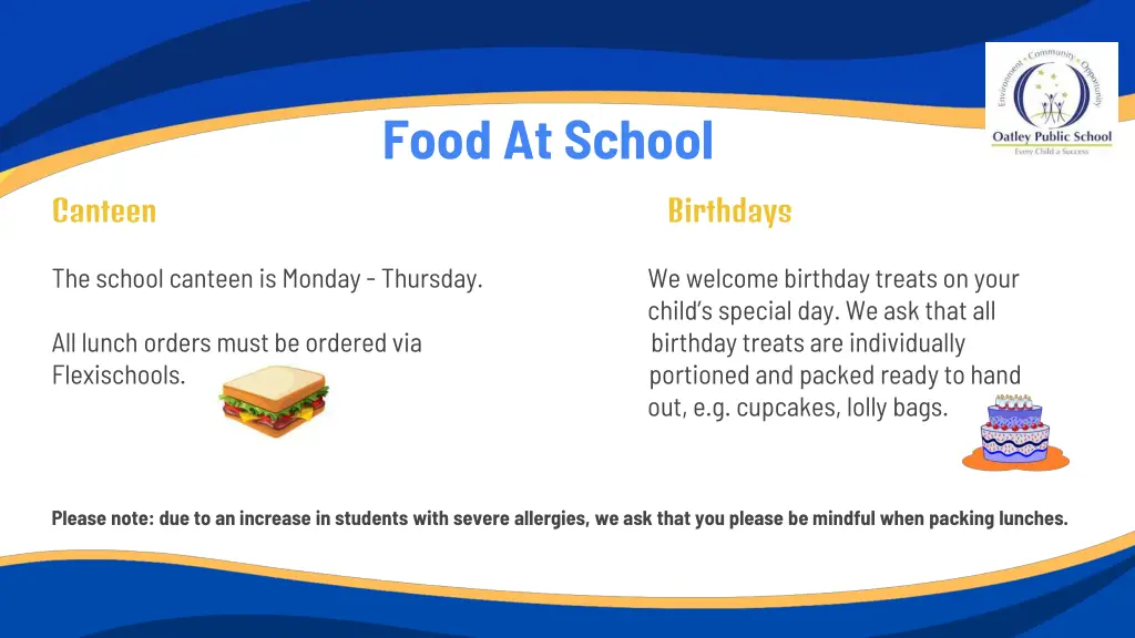 food at school