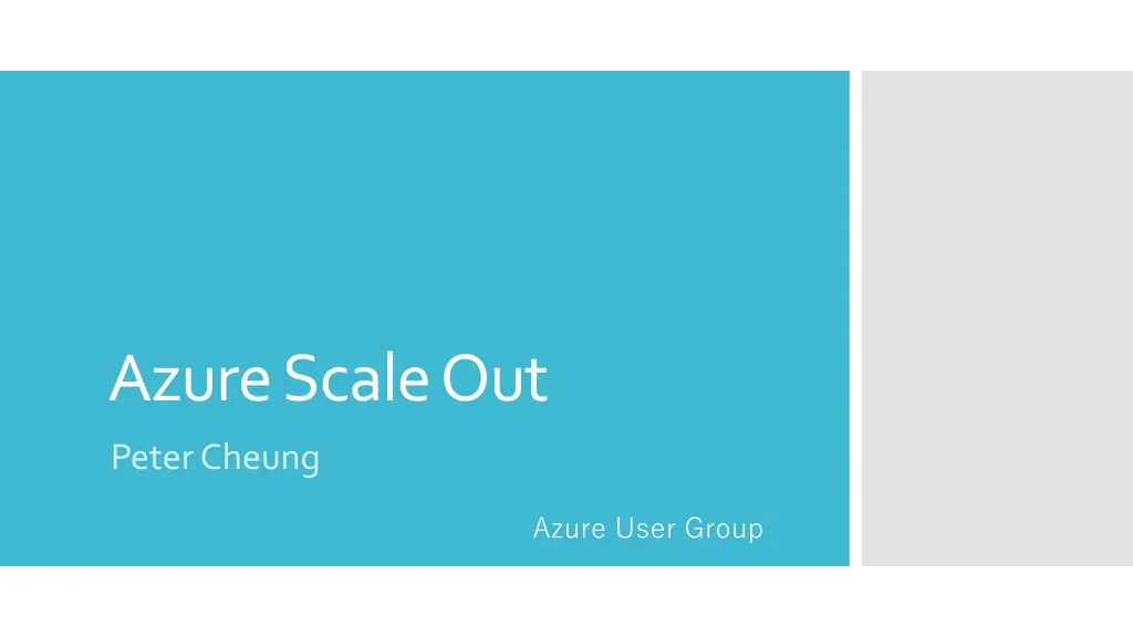 azure scale out