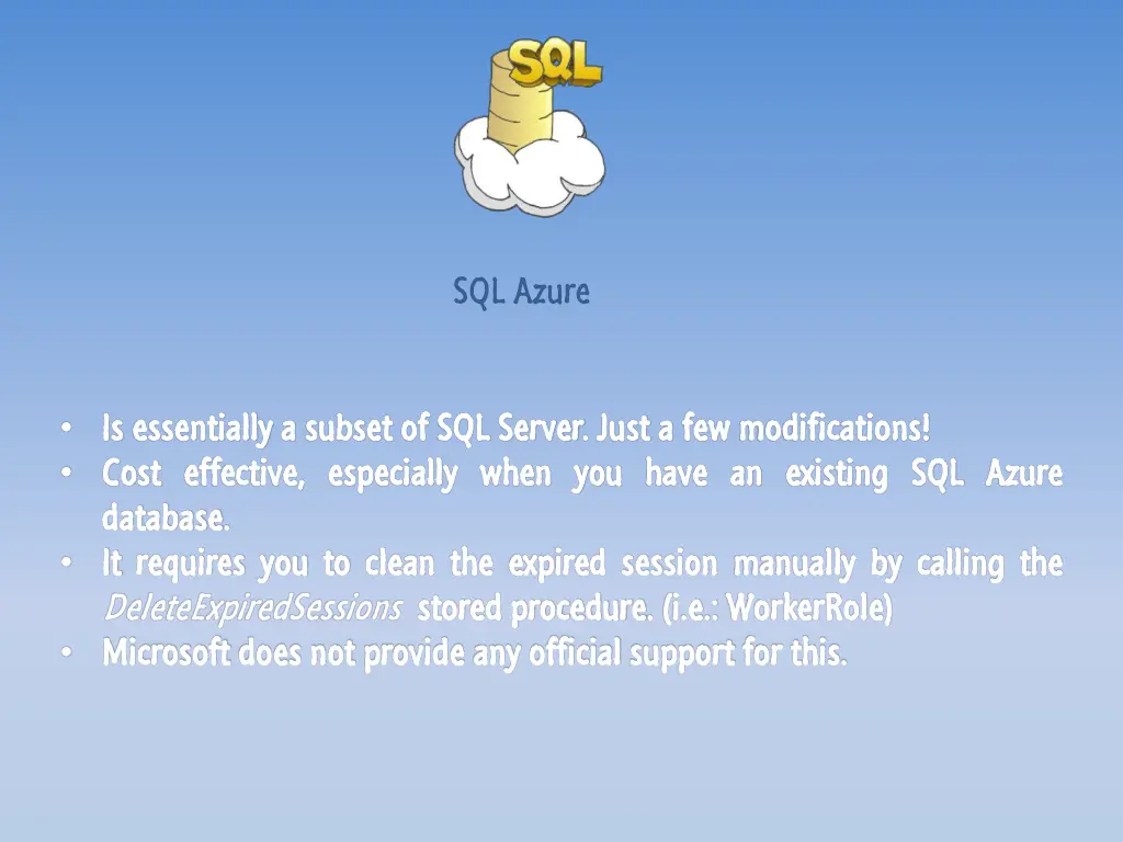 sql azure