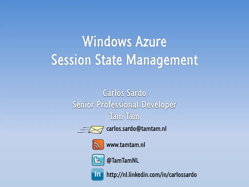 windows azure session state management