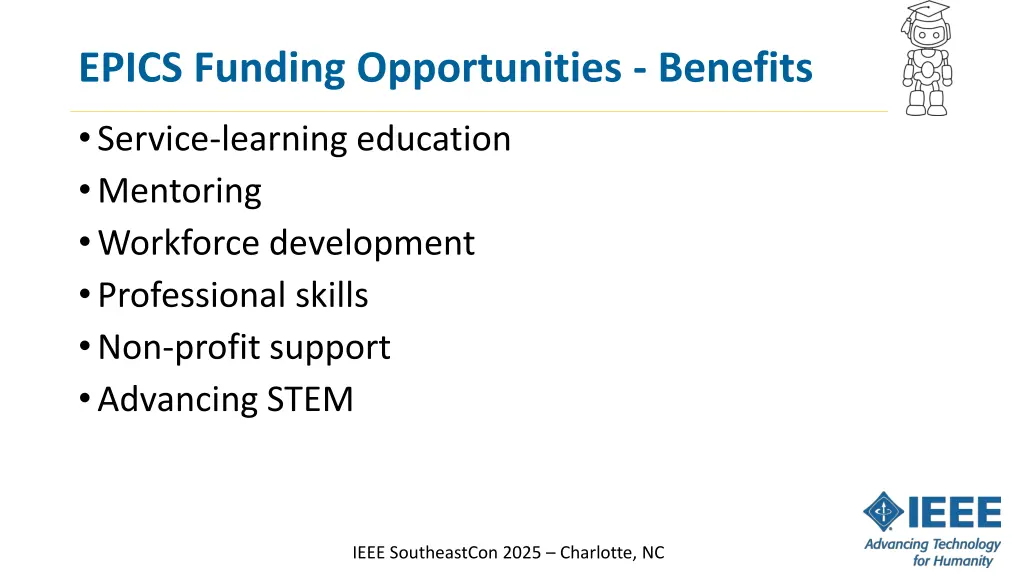 epics funding opportunities benefits