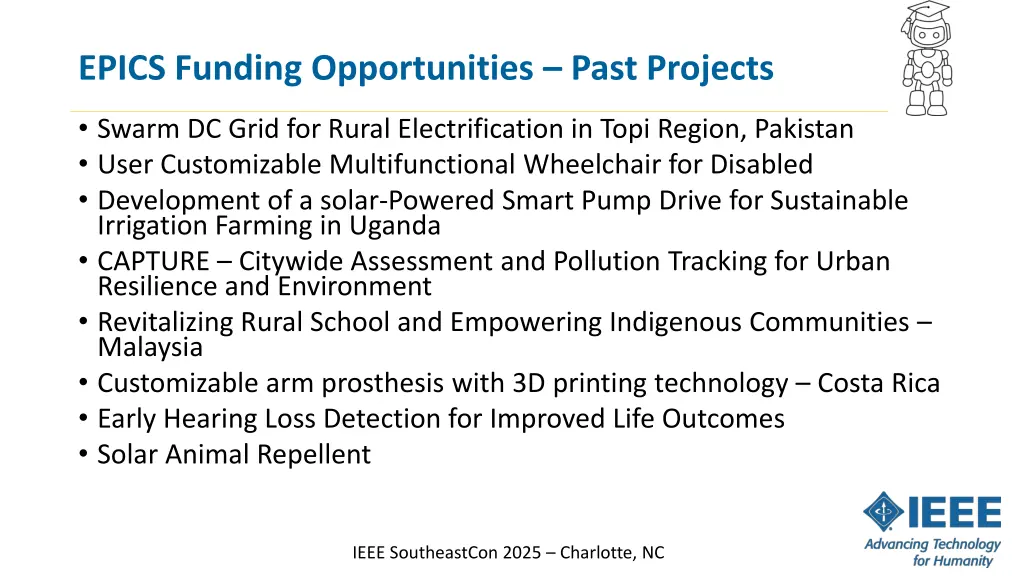epics funding opportunities past projects 1