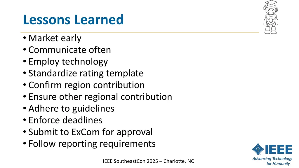 lessons learned market early communicate often