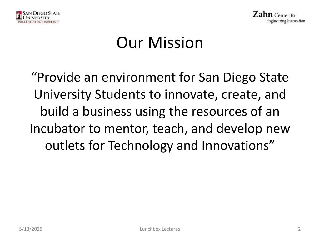 our mission