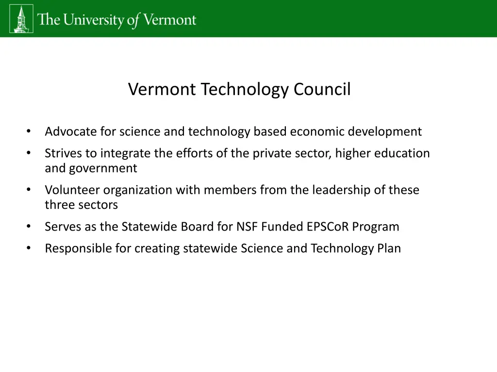 vermont technology council