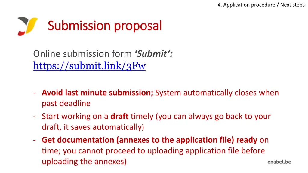 4 application procedure next steps 4