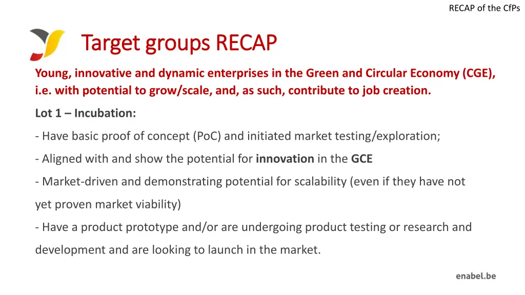 recap of the cfps