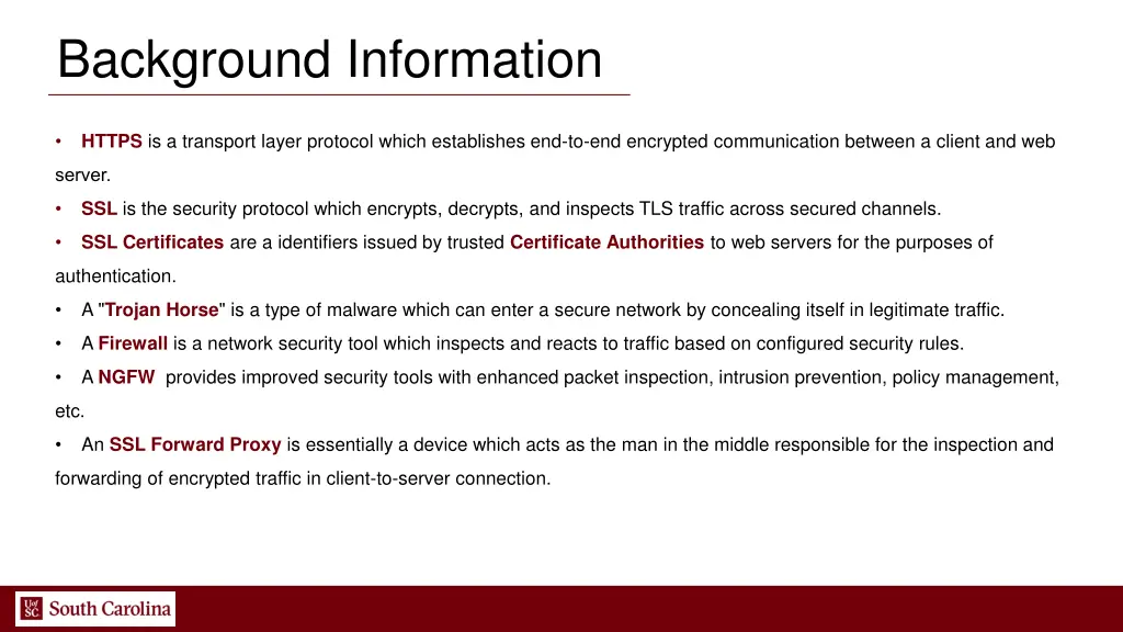 background information