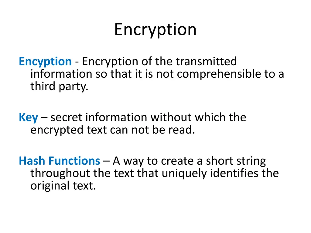 encryption