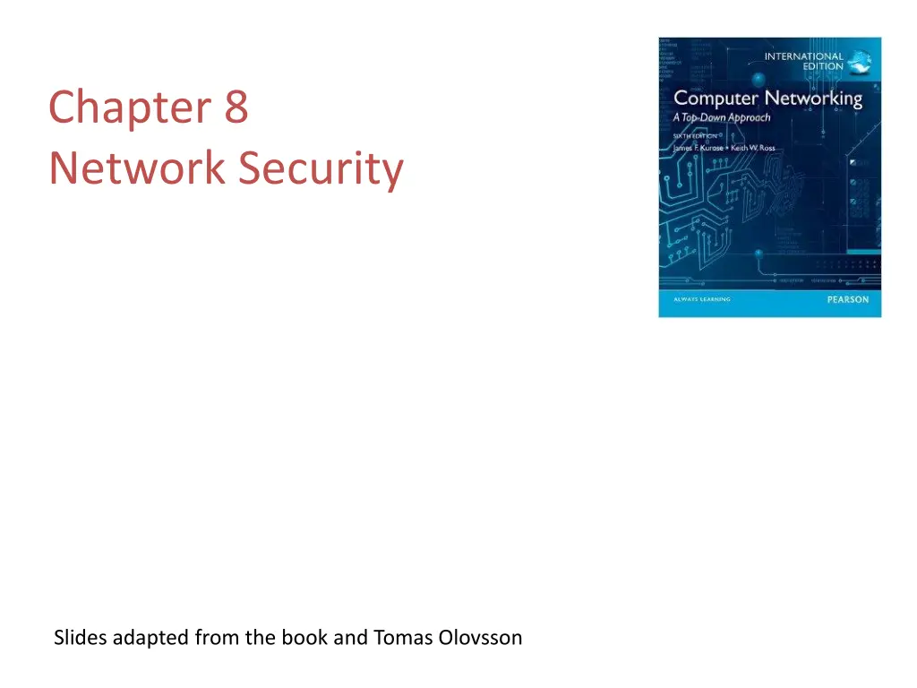 chapter 8 network security