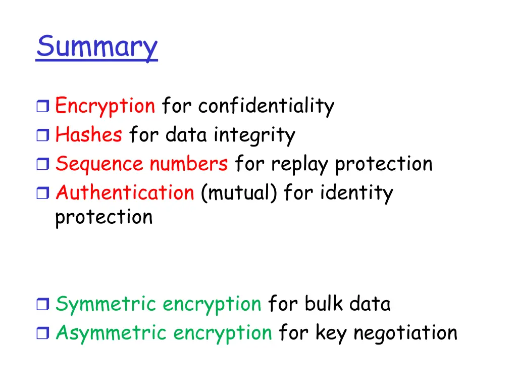 summary