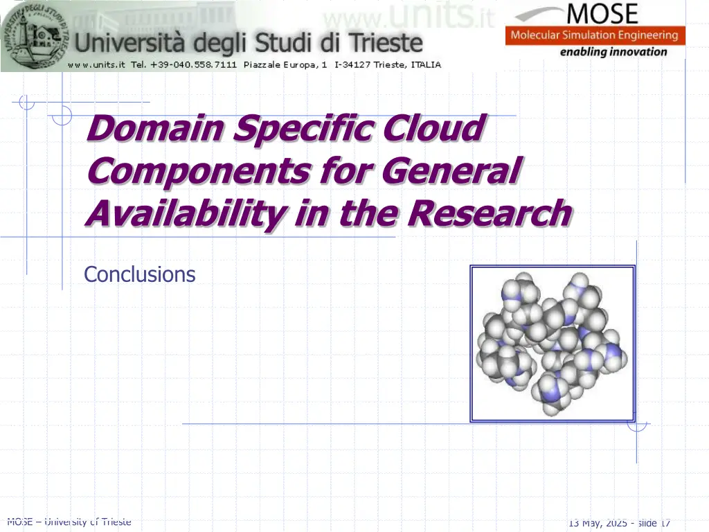 domain specific cloud components for general 2