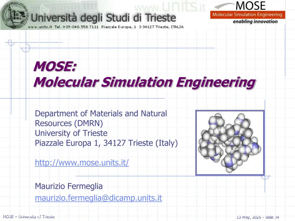 mose molecular simulation engineering 1