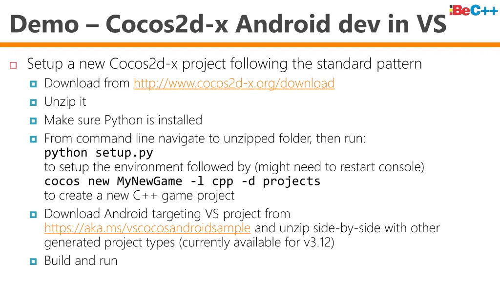 demo cocos2d x android dev in vs 1